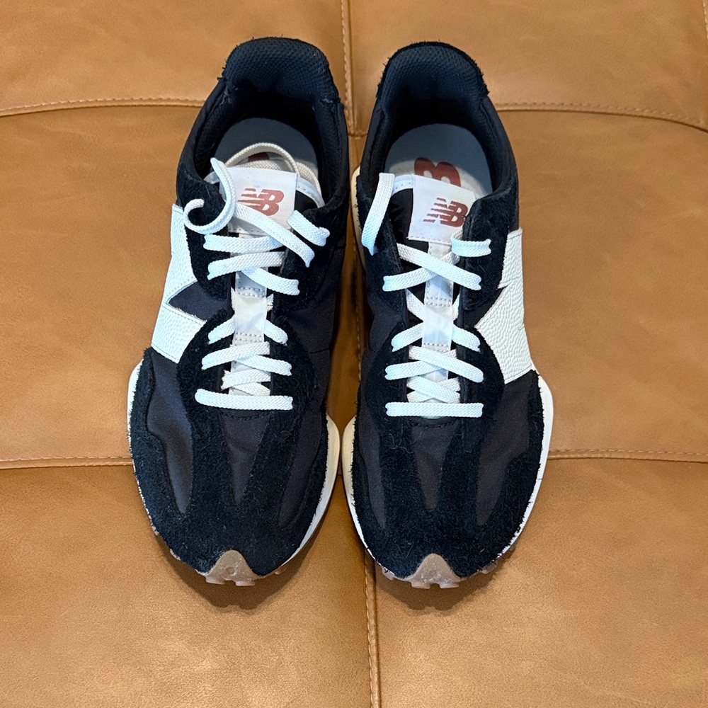 New Balance Black and White Athletic Shoes